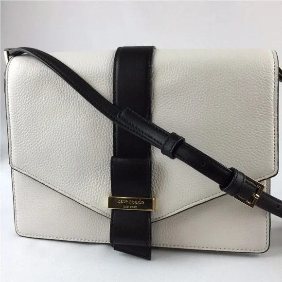 Kate Spade Josephine Parchment Drive crossbody
Colorblock black white purse - Picture 2 of 7